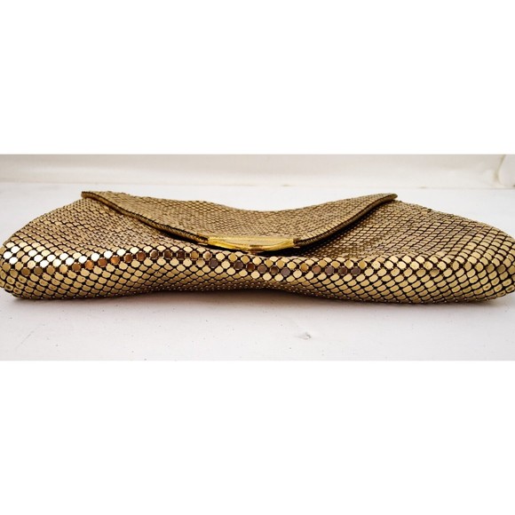 Vintage Oroton Gold Metal Mesh Clutch Evening Hand Bag Circa 1950s - Picture 5 of 7